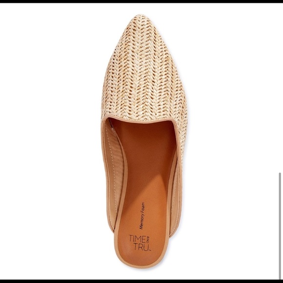 Time and Tru Shoes - NWT TIME AND TRU WOMENS WOVEN MULES 
SIZE 7.5